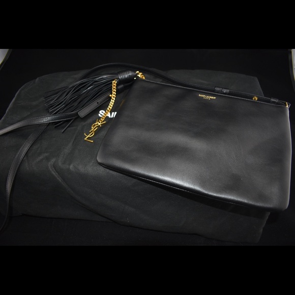 YSL small monogram crossbody bag in smooth leather - Picture 4 of 5